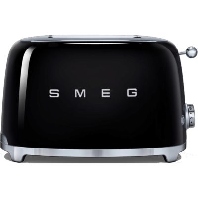 Smeg TSF01BLUK 50s Style 2 Slice Toaster in Black Smeg TSF01BLUK 50s Style 2 Slice Toaster in Black